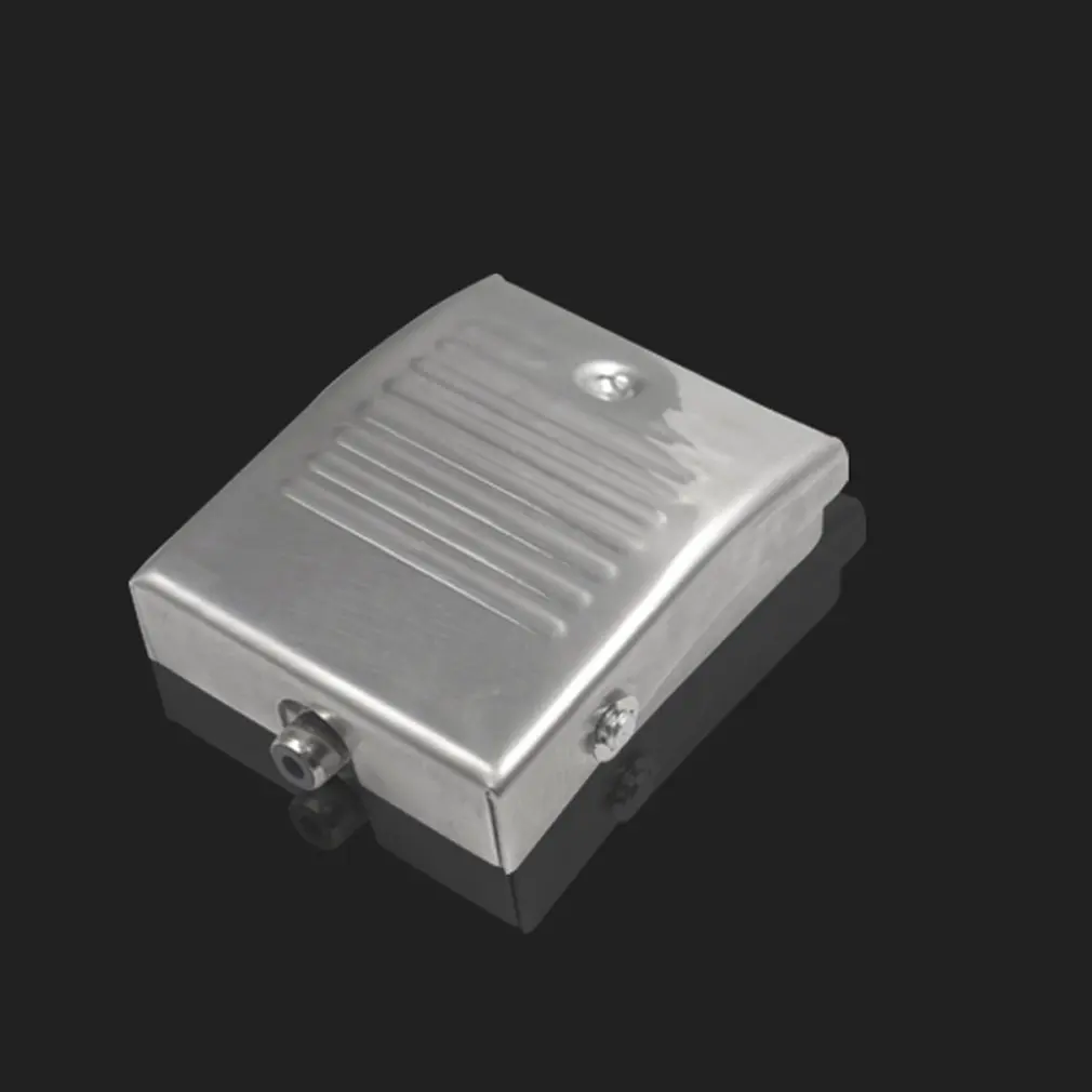 Stainless Steel Tattoo Foot Pedal Portable RCA Foot Switch with Cable