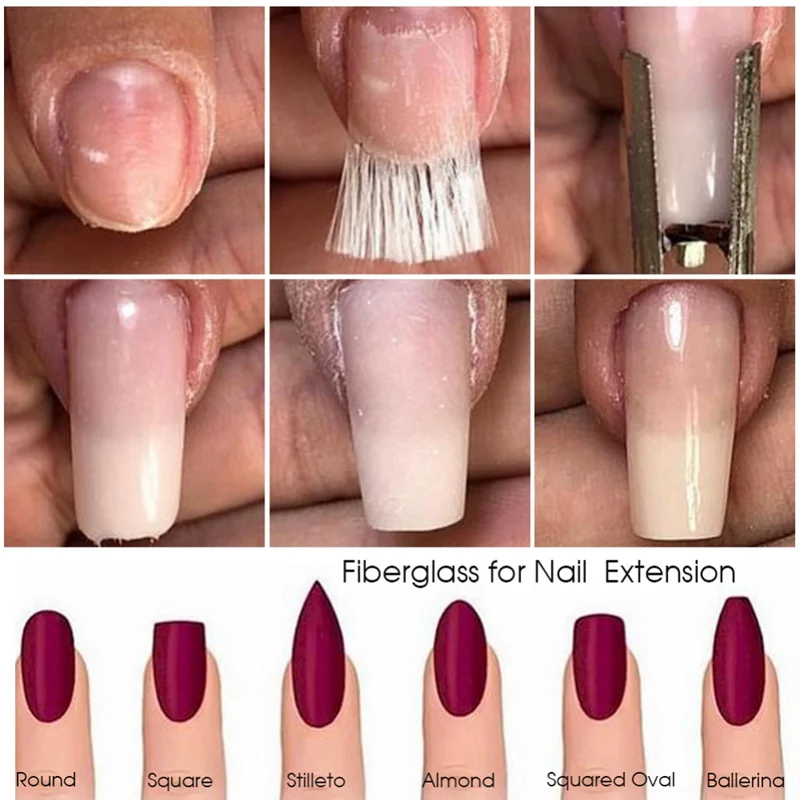 Nail Extension Fibernails Fiberglas For Nail Form Acrylic Tips Fiber Glass for Nails Silk Building Extension Manicure Tool 10pcs
Nail Extension Fibernails Fiberglas For Nail Form Acrylic Tips Fiber Glass for Nails Silk Building Extension Manicure Tool 10pcs