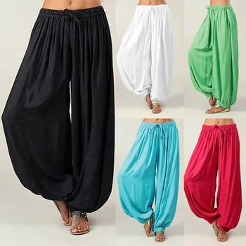 Plus Size High waist Women Comfy Harem Modal Dancing Loose overall pants Leg hippie Warmer Belly Dance jumpsuit Boho Trousers
Plus Size High waist Women Comfy Harem Modal Dancing Loose overall pants Leg hippie Warmer Belly Dance jumpsuit Boho Trousers