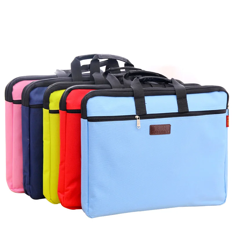 A4 Portable briefcase zipper canvas paper folder for document double layer fillings computer holder filling office bag
A4 Portable briefcase zipper canvas paper folder for document double layer fillings computer holder filling office bag