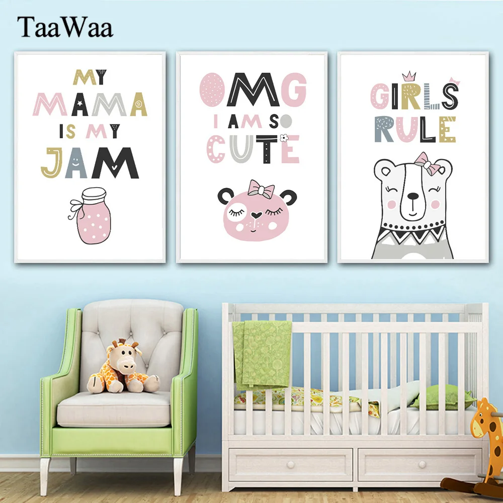 TAAWAA Cartoon Animals Poster Quote Nordic Nursery Art Print Abstract Canvas Painting Wall Picture for Baby Kids Room Home Decor
TAAWAA Cartoon Animals Poster Quote Nordic Nursery Art Print Abstract Canvas Painting Wall Picture for Baby Kids Room Home Decor