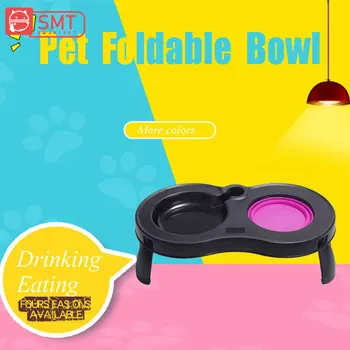 SMARTPET Suspensible Double Pet Feeding Bowl Foldable Pet Drinking Bowl for Dog Cat Water Food Feeder with Non-Skid Function
SMARTPET Suspensible Double Pet Feeding Bowl Foldable Pet Drinking Bowl for Dog Cat Water Food Feeder with Non-Skid Function