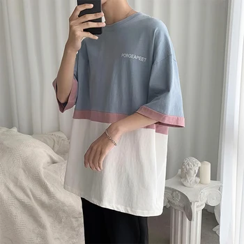 2019 Spring And Summer New Youth Color Trend Short-sleeved Shirt Cotton Harajuku Casual T-shirt
2019 Spring And Summer New Youth Color Trend Short-sleeved Shirt Cotton Harajuku Casual T-shirt