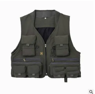Summer fall Men Multifunctional Quick-Drying Mesh Fishing Vest Jacket Multi-Pocket Outdoor Photography Angler Waistcoat L-3XL
Summer fall Men Multifunctional Quick-Drying Mesh Fishing Vest Jacket Multi-Pocket Outdoor Photography Angler Waistcoat L-3XL