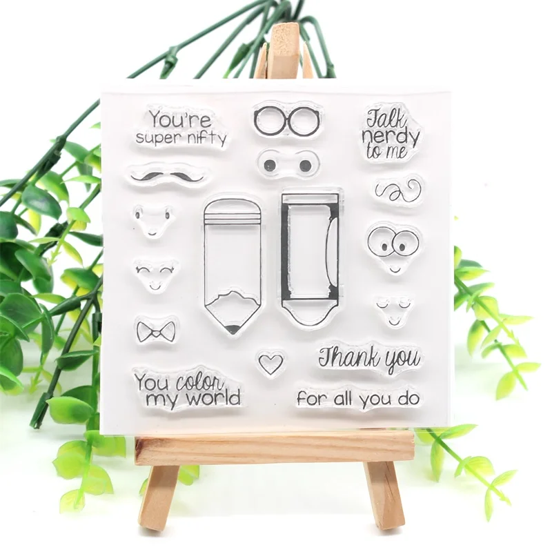 Pencil Transparent Clear Silicone Stamps for DIY Scrapbooking/Card Making/Kids Crafts Fun Decoration Supplies
Pencil Transparent Clear Silicone Stamps for DIY Scrapbooking/Card Making/Kids Crafts Fun Decoration Supplies