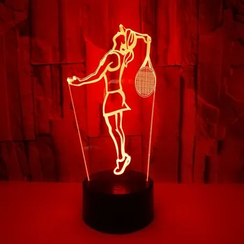 3D LED Night light Lamp 7 Color Changing Tennis Table Lamp Home Decor Light USB Base Children Christmas Gift
3D LED Night light Lamp 7 Color Changing Tennis Table Lamp Home Decor Light USB Base Children Christmas Gift