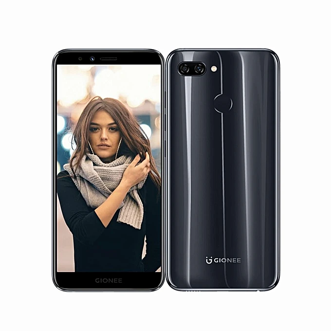 Gionee S11 Lite 5.7-inch (4GB, 64GB ROM) Android 7.1, 13MP + 16MP, 3030mAh, Dual Sim 4G Smartphone - Black
Gionee S11 Lite 5.7-inch (4GB, 64GB ROM) Android 7.1, 13MP + 16MP, 3030mAh, Dual Sim 4G Smartphone - Black