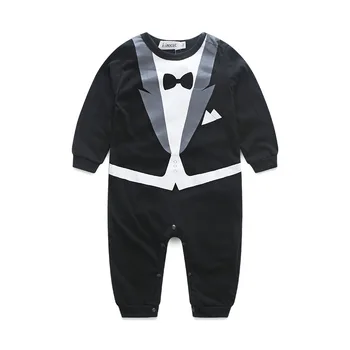Newborn Spring Baby's Overall for Boy Toddler Gentlemen Clothes Set Bowknot Long Sleeve Cotton Clothing Jumpsuit
Newborn Spring Baby's Overall for Boy Toddler Gentlemen Clothes Set Bowknot Long Sleeve Cotton Clothing Jumpsuit