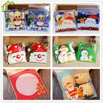 100Pcs Xmas Gift Plastic Bags Cookie Packaging Christmas Santa Claus Reindeer Printed Snacks Candy Storage Bags 10*10cm
100Pcs Xmas Gift Plastic Bags Cookie Packaging Christmas Santa Claus Reindeer Printed Snacks Candy Storage Bags 10*10cm