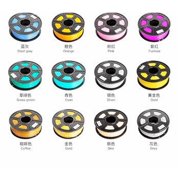 3D Printer Filament ABS Environmentally friendly 1KG Smooth plastic Rubber 1.75mm Thick 20 kinds colors choose for 3D Printer
3D Printer Filament ABS Environmentally friendly 1KG Smooth plastic Rubber 1.75mm Thick 20 kinds colors choose for 3D Printer