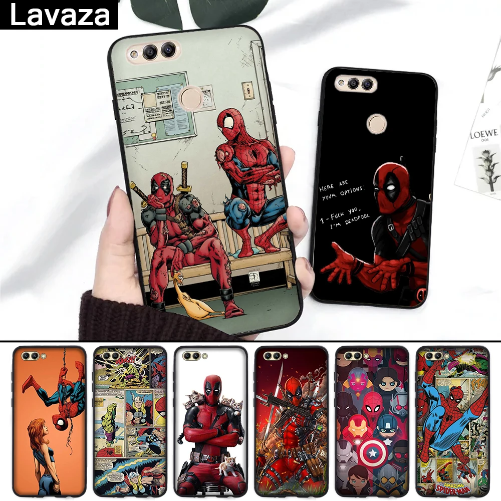 Lavaza Deadpool and Spiderman Silicone Case for Huawei Honor 6A 7A 3GB Pro 7X 8 Lite 8X 8C 9 Note 10
Lavaza Deadpool and Spiderman Silicone Case for Huawei Honor 6A 7A 3GB Pro 7X 8 Lite 8X 8C 9 Note 10
