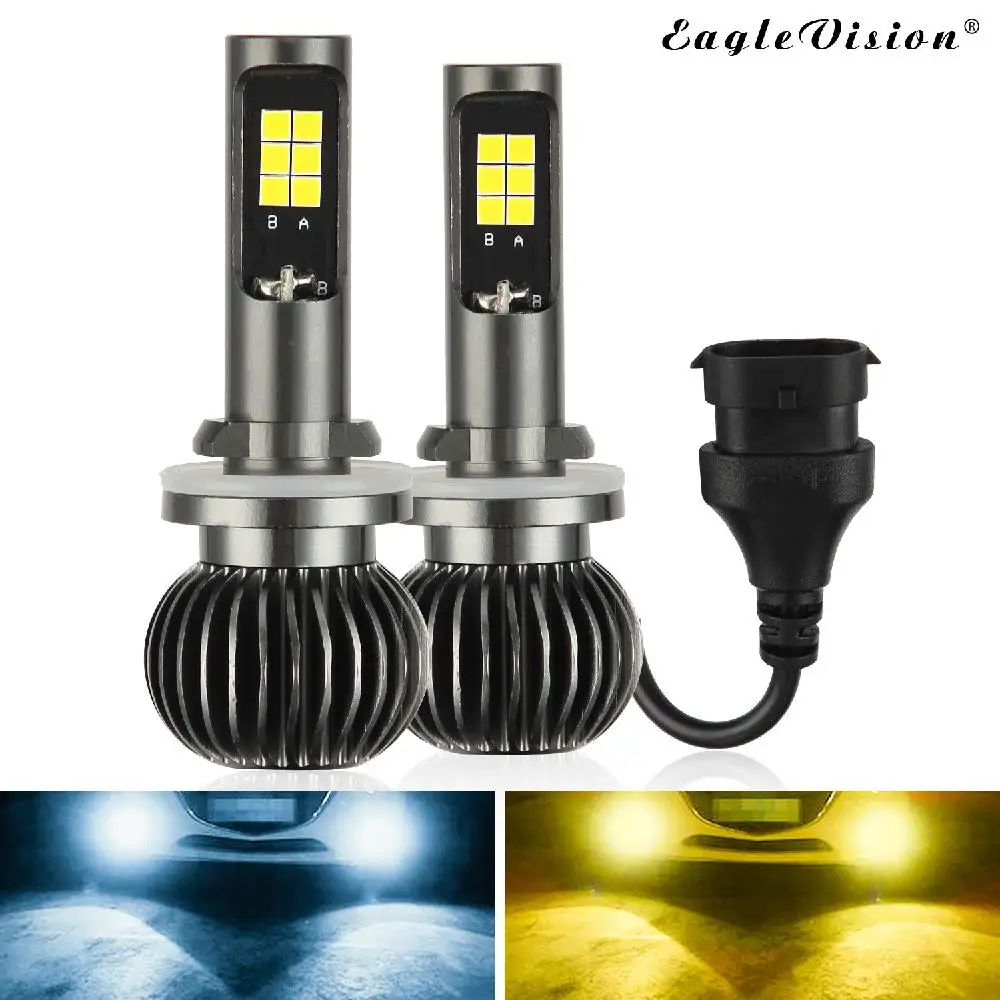 Adeeing 2pcs/set 880/881 9005/9006 H8/H11 5202 Dual Color Truck High Power Auto Car Headlight Bulb 24W 3600LM Car Styling LED
Adeeing 2pcs/set 880/881 9005/9006 H8/H11 5202 Dual Color Truck High Power Auto Car Headlight Bulb 24W 3600LM Car Styling LED