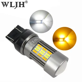 WLJH 2x Switchback LED Bulb White Amber T20 7443 LED 4014 SMD Auto Car LED DRL Daytime Running Light Parking Turn Signal Light
WLJH 2x Switchback LED Bulb White Amber T20 7443 LED 4014 SMD Auto Car LED DRL Daytime Running Light Parking Turn Signal Light
