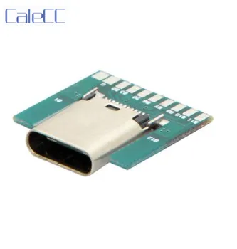 Chenyang DIY 24pin USB 3.1 Type C Female Socket SMT Type Connector with PC Board
Chenyang DIY 24pin USB 3.1 Type C Female Socket SMT Type Connector with PC Board