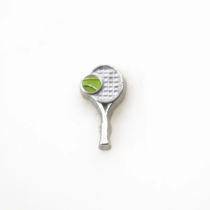 tennis racket sports floating charms
