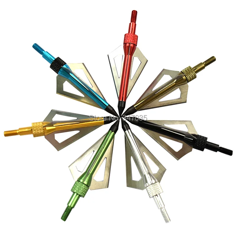7 Colors 12 pcs 100 Grain broadhead point tip arrow head aftershock for arrow hunting Beast archery bow
7 Colors 12 pcs 100 Grain broadhead point tip arrow head aftershock for arrow hunting Beast archery bow