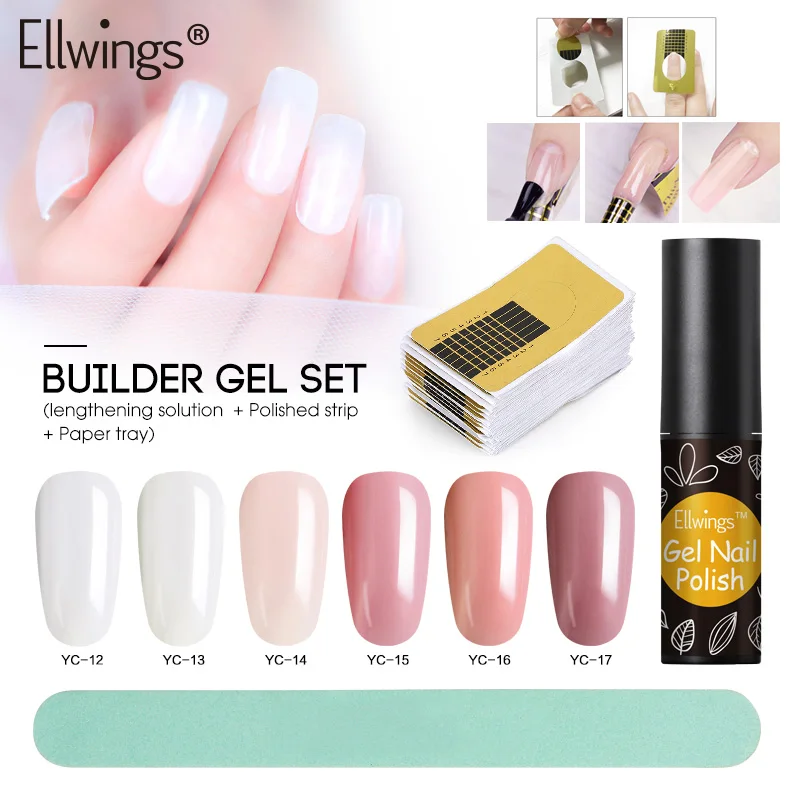 Ellwings 6 Colors Poly Gel Set Uv Nail Polish Extend Nail Hard Jelly Builder Gel Varnish Construction Poly Gel Lacquer Manicure
Ellwings 6 Colors Poly Gel Set Uv Nail Polish Extend Nail Hard Jelly Builder Gel Varnish Construction Poly Gel Lacquer Manicure