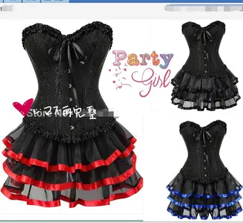 sexy corsets for women plus size party costume overbust burlesque corset and skirt set tutu corselet victorian fashion gowns
sexy corsets for women plus size party costume overbust burlesque corset and skirt set tutu corselet victorian fashion gowns