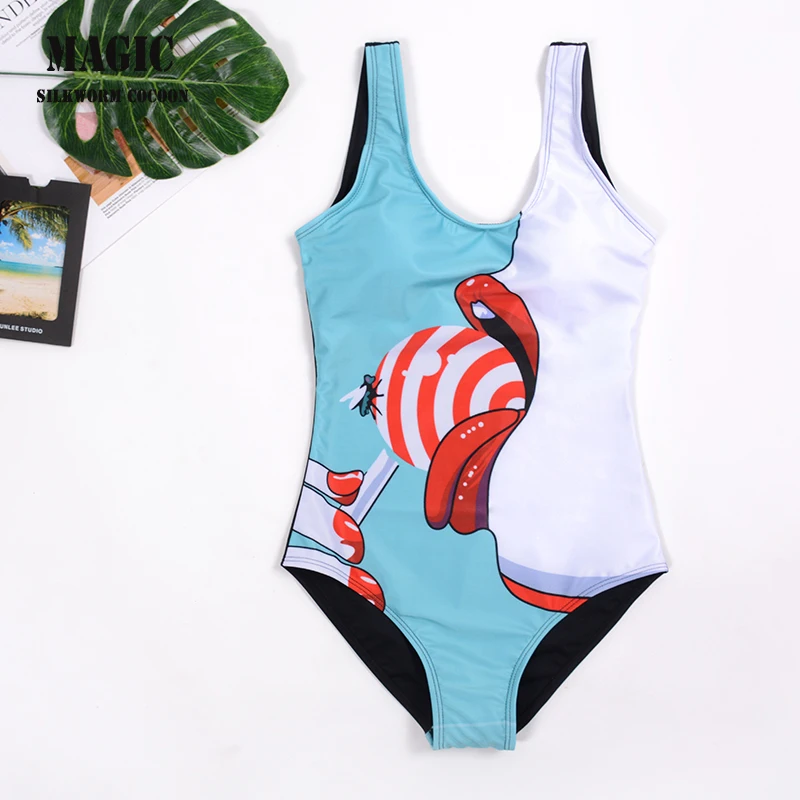 new One piece Swimsuit Summer Character cartoon Print Sexy Backless Swimsuit Ladies Beach Bathing Suit Swimwear With chest pad
new One piece Swimsuit Summer Character cartoon Print Sexy Backless Swimsuit Ladies Beach Bathing Suit Swimwear With chest pad