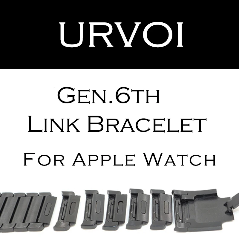 URVOI link bracelet band for apple watch series 4 3 2 1 strap for iWatch adjustable high quality stainless steel band gen.6
URVOI link bracelet band for apple watch series 4 3 2 1 strap for iWatch adjustable high quality stainless steel band gen.6