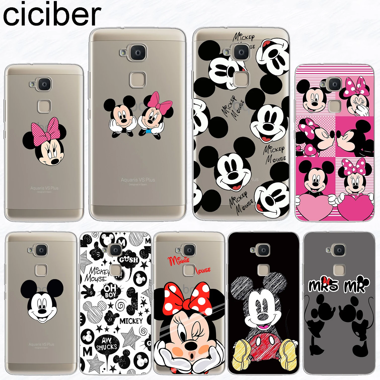 ciciber For BQ Aquaris U2 C U X5 V VS X2 X Plus Lite Pro E5 s M5 M5.5 E4.5 M4.5 Soft Silicone TPU Phone Case Mickey Mouse Fundas
ciciber For BQ Aquaris U2 C U X5 V VS X2 X Plus Lite Pro E5 s M5 M5.5 E4.5 M4.5 Soft Silicone TPU Phone Case Mickey Mouse Fundas