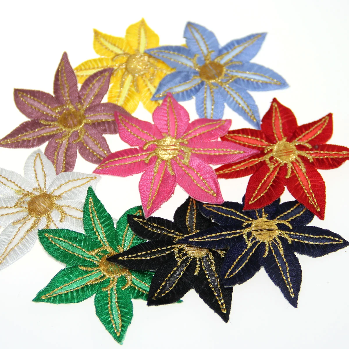 7x7cm 6pcs Spider Flower Sew On Patches DIY Patch Applique Flower Sewing Fabric Craft For Clothes Bag Decoration Patch BA004
7x7cm 6pcs Spider Flower Sew On Patches DIY Patch Applique Flower Sewing Fabric Craft For Clothes Bag Decoration Patch BA004