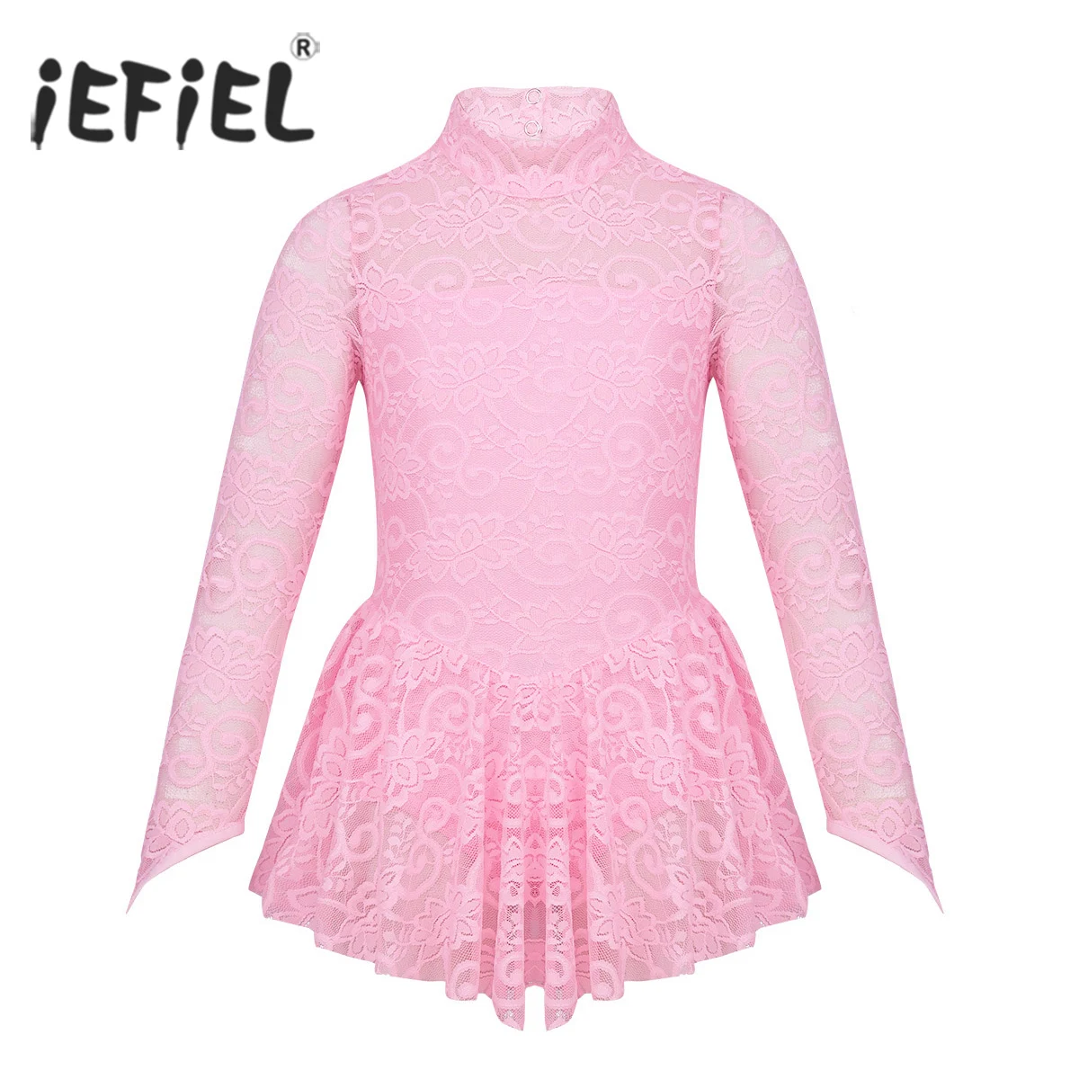 iEFiEL Kids Girls Mock Neck Floral Lace Figure Ice Skating Roller Skating Ballet Dance Leotard Dress Professional Costumes
iEFiEL Kids Girls Mock Neck Floral Lace Figure Ice Skating Roller Skating Ballet Dance Leotard Dress Professional Costumes