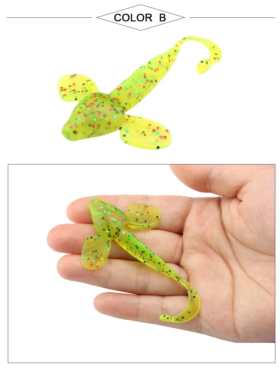 2018 RoseWood High Quality Small 3D Soft Plastic Lures 8cm4.4g 6pcs Vivid Fins Swimming Soft Baits Handmade Silicon Rubber Lure (3)