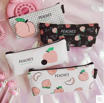 1 Pcs Kawaii Pencil Case juicy peach Canvas Estuches School Pencil Box Pencilcase Pencil Bag School Supplies Stationery
1 Pcs Kawaii Pencil Case juicy peach Canvas Estuches School Pencil Box Pencilcase Pencil Bag School Supplies Stationery