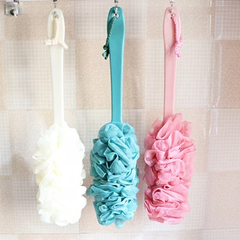 Long Handle Bath Flower Scrubbing Bath Ball Large Size Bathroom Supplies Soft Bubble Gauze Mesh Rubbing Back Shower Brushes New
Long Handle Bath Flower Scrubbing Bath Ball Large Size Bathroom Supplies Soft Bubble Gauze Mesh Rubbing Back Shower Brushes New