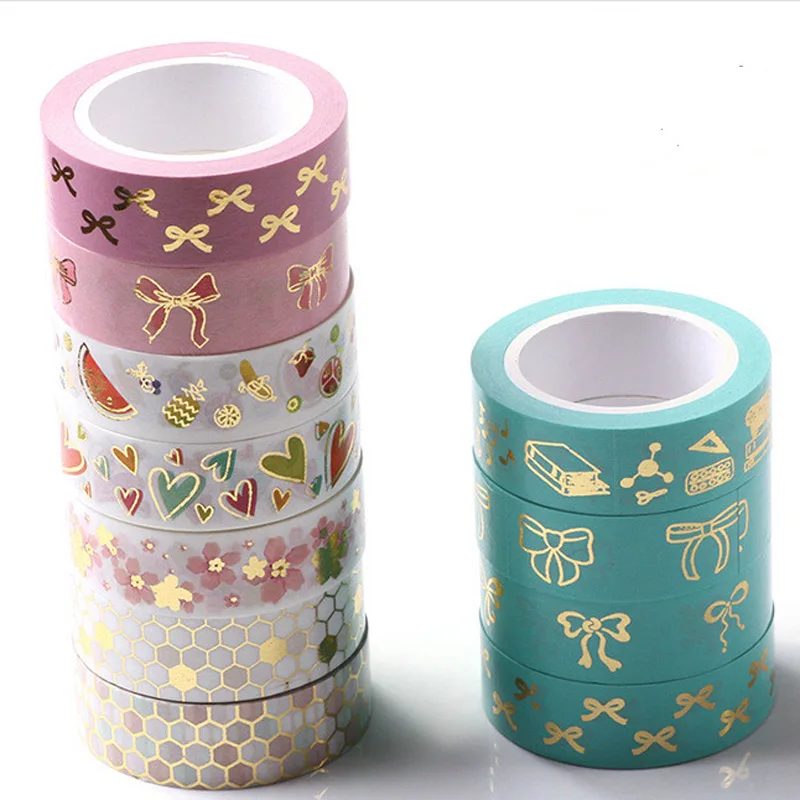 ZFPARTY 15mm*10m New Gold Adhesive Tape for Scrapbooking DIY Craft Sticky Deco Masking Japanese Paper Washi Tape
ZFPARTY 15mm*10m New Gold Adhesive Tape for Scrapbooking DIY Craft Sticky Deco Masking Japanese Paper Washi Tape