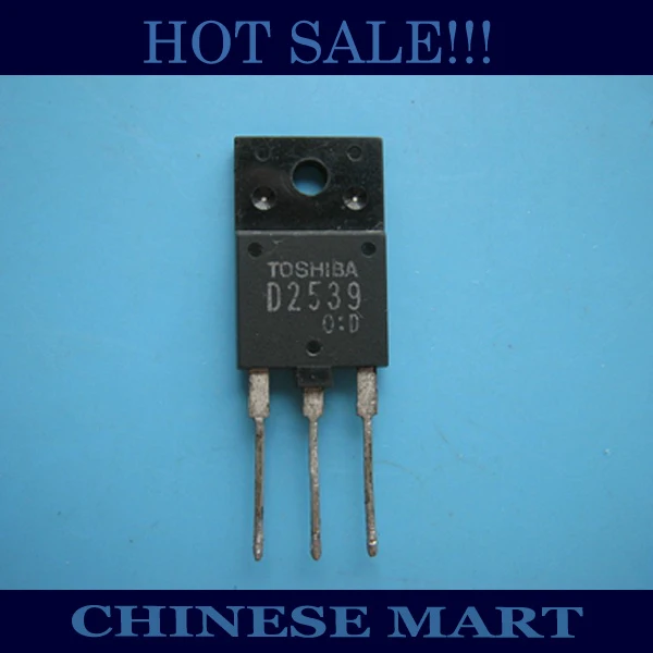 10PCS 2SD2539 TO-3PML 1500V/7A/50W HORIZONTAL DEFLECTION OUTPUT FOR COLOR TV (29-34 inch) #LS32-a
10PCS 2SD2539 TO-3PML 1500V/7A/50W HORIZONTAL DEFLECTION OUTPUT FOR COLOR TV (29-34 inch) #LS32-a