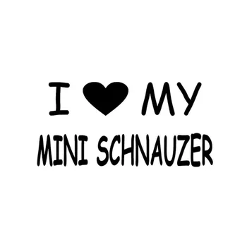 16.5*8CM I LOVE MY MINI SCHNAUZER Fun Car Sticker Decal Automobile Styling Motorcycle Decoration Black/Silver C1-0177
16.5*8CM I LOVE MY MINI SCHNAUZER Fun Car Sticker Decal Automobile Styling Motorcycle Decoration Black/Silver C1-0177