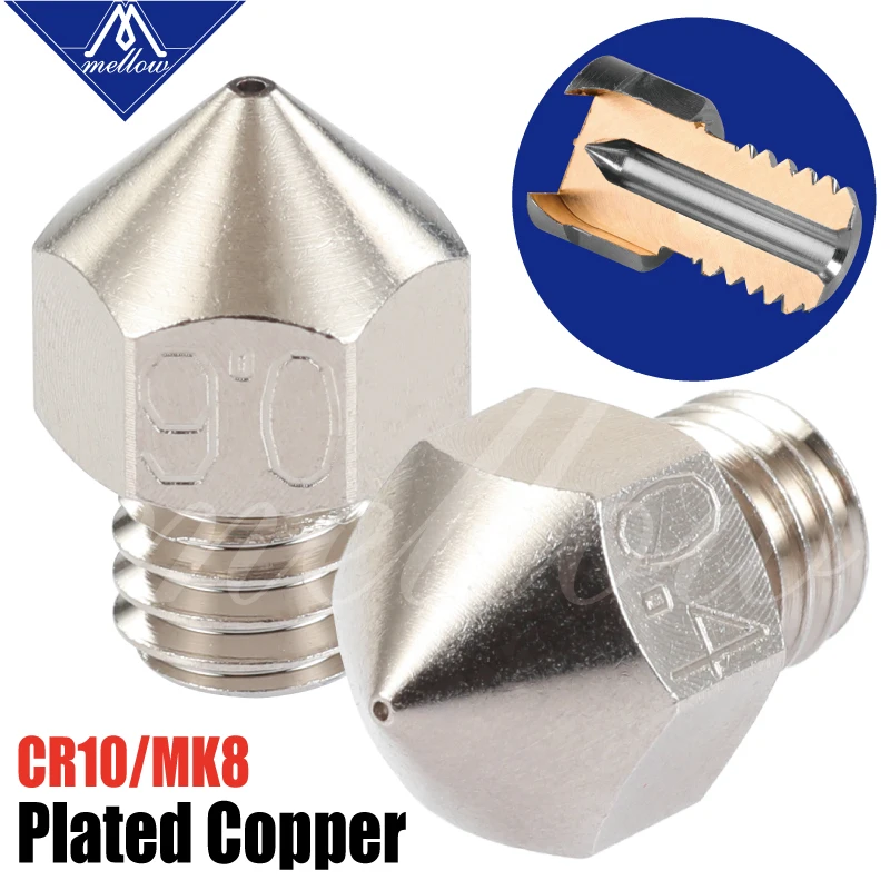 Micro Swiss A2 Hardened Steel Nozzle M6 Thread 3mm Filament 0.6mm