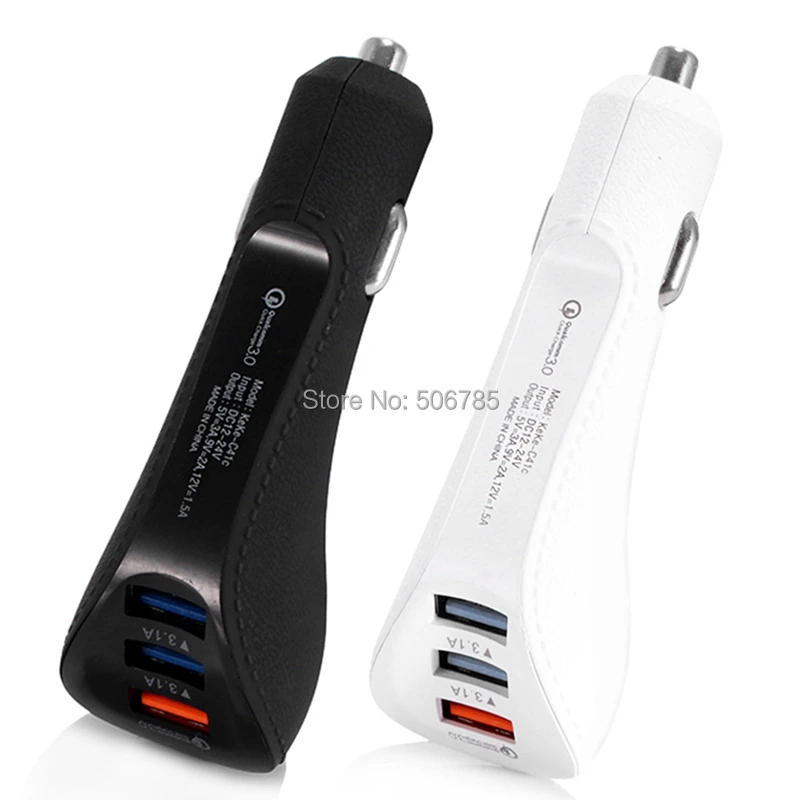 50pcs/lot Quick Car Charger Fast Charging QC3.0 5 9 12 V 3 usb Adapter Car Charger Travel charger For mobile cell phone
50pcs/lot Quick Car Charger Fast Charging QC3.0 5 9 12 V 3 usb Adapter Car Charger Travel charger For mobile cell phone