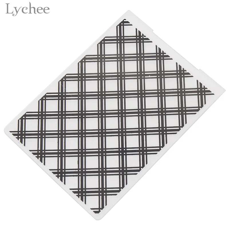 Lychee Grid Pattern Plastic Embossing Folder For Scrapbook Template Stamp Card Making Decoration DIY Handmade Album Card Tool
Lychee Grid Pattern Plastic Embossing Folder For Scrapbook Template Stamp Card Making Decoration DIY Handmade Album Card Tool