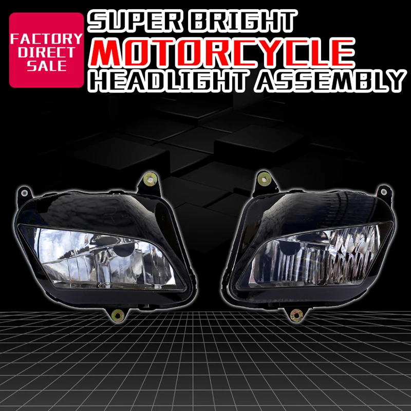 Headlight Front Head Light Lamp Assembly For Honda CBR600 F5 2007 2008 2009 2010 2011 2012 07-12 CBR600RR Clear Headlamp
Headlight Front Head Light Lamp Assembly For Honda CBR600 F5 2007 2008 2009 2010 2011 2012 07-12 CBR600RR Clear Headlamp