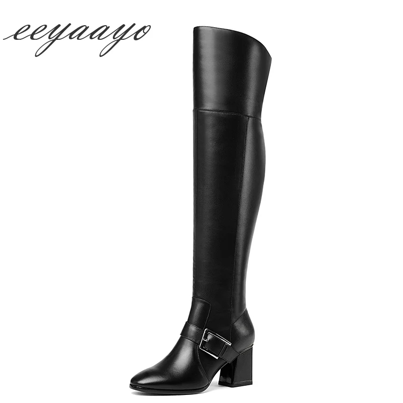 2018 New Genuine Leather Winter Women Over-The-Knee Boots High Heel Zipper Sexy Women Cow Leather Shoes Black Thight High Boots
2018 New Genuine Leather Winter Women Over-The-Knee Boots High Heel Zipper Sexy Women Cow Leather Shoes Black Thight High Boots