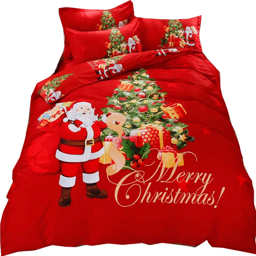 3D Bedding Set Cartoon Merry Christmas Santa Claus Bedding Set Red Color Christmas Kids Gifts Duvet Quilt Cover Bed Sheet Twin
3D Bedding Set Cartoon Merry Christmas Santa Claus Bedding Set Red Color Christmas Kids Gifts Duvet Quilt Cover Bed Sheet Twin