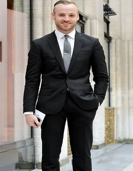 2020 Casual Style Black Notch Lapel Two Buttons Groom Suit Slim Fit Suits For Men Evening Clothing 2Psc(Jacket+Pants+Tie)
2020 Casual Style Black Notch Lapel Two Buttons Groom Suit Slim Fit Suits For Men Evening Clothing 2Psc(Jacket+Pants+Tie)