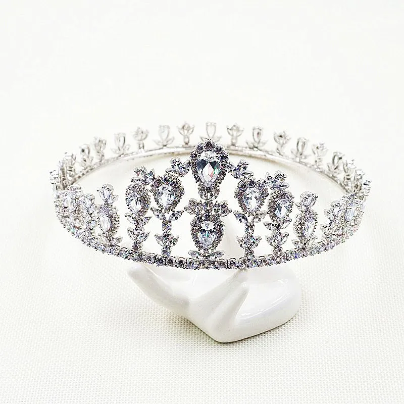 Paved CZ Full Crown Tiaras Cubic Zircon Tiara Diadema Wedding Hair Accessories Bride Hair Jewelry Bijoux Cheveux Coroa WIGO1072
Paved CZ Full Crown Tiaras Cubic Zircon Tiara Diadema Wedding Hair Accessories Bride Hair Jewelry Bijoux Cheveux Coroa WIGO1072