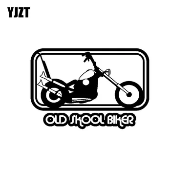 YJZT 17.8CM*12CM Old School Biker Vintage Vinyl Decal Decorate Car Sticker Black Silver C10-01101
YJZT 17.8CM*12CM Old School Biker Vintage Vinyl Decal Decorate Car Sticker Black Silver C10-01101