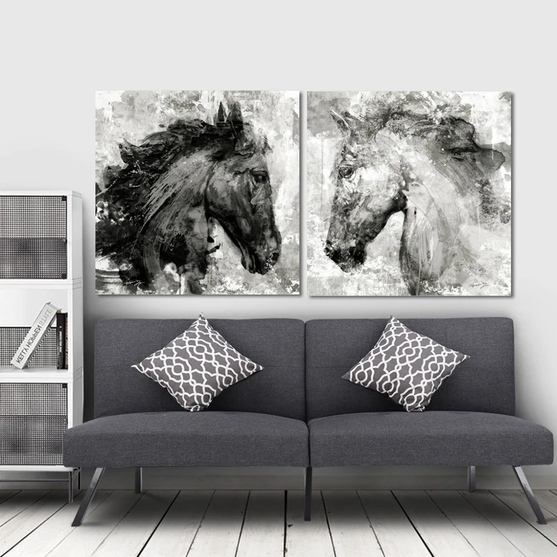 Abstract Art Posters and Prints Wall Art Canvas Painting Horse Head Ink Decorative Pictures for Living Room Home Decor No Frame
Abstract Art Posters and Prints Wall Art Canvas Painting Horse Head Ink Decorative Pictures for Living Room Home Decor No Frame