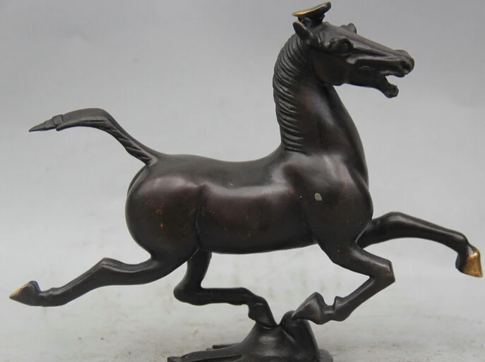 JP S0524 8" Chinese Brong Gild Fengshui Zodiac Year Horse Horse running swallow Statue Discount 35%
JP S0524 8" Chinese Brong Gild Fengshui Zodiac Year Horse Horse running swallow Statue Discount 35%