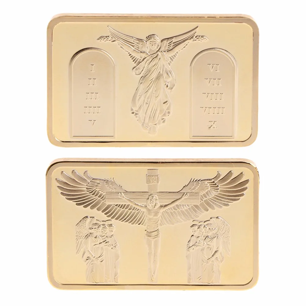 Commemorative Coin Jesus Angel Golden Rectangle Collection Arts Gifts Souvenir HANG_6
Commemorative Coin Jesus Angel Golden Rectangle Collection Arts Gifts Souvenir HANG_6