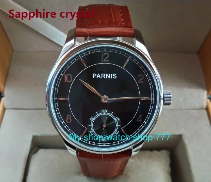 Sapphire Crystal 44mm PARNIS ST3621/6498 Mechanical Hand Wind movement Mechanical watches Gray dial men's watches fx026
Sapphire Crystal 44mm PARNIS ST3621/6498 Mechanical Hand Wind movement Mechanical watches Gray dial men's watches fx026