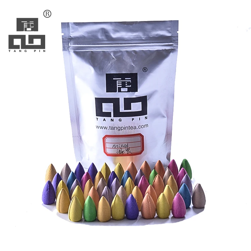 TANGPIN 50pcs colored smoke backflow incense cones natural aroma reflux tower incense bullets lavender jasmine green tea rose
TANGPIN 50pcs colored smoke backflow incense cones natural aroma reflux tower incense bullets lavender jasmine green tea rose
