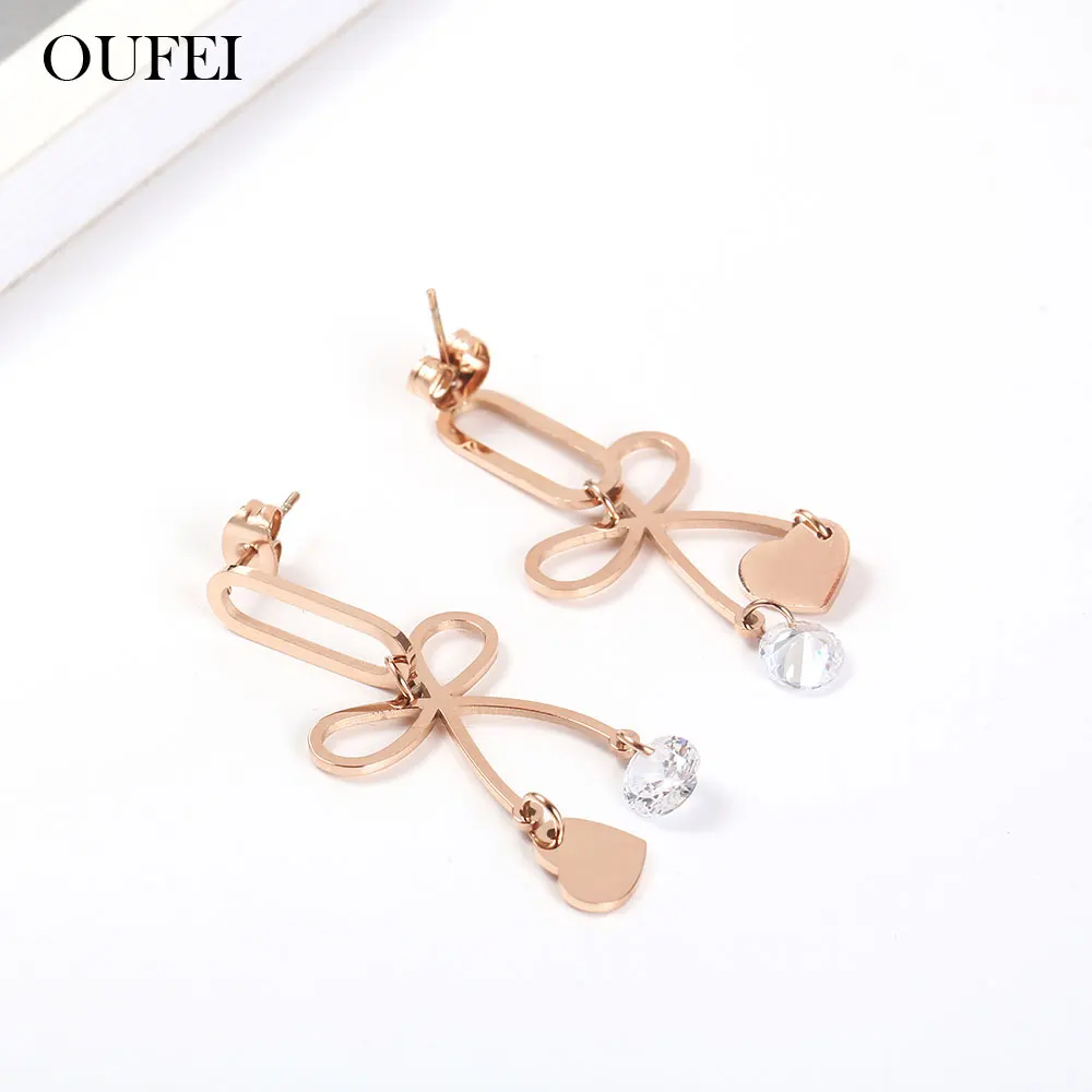 OUFEI Rose Gold Funny Crystal Earrings For Women Summer Accessories Stainless Steel Earrings For Women 2019 Women Earring
OUFEI Rose Gold Funny Crystal Earrings For Women Summer Accessories Stainless Steel Earrings For Women 2019 Women Earring