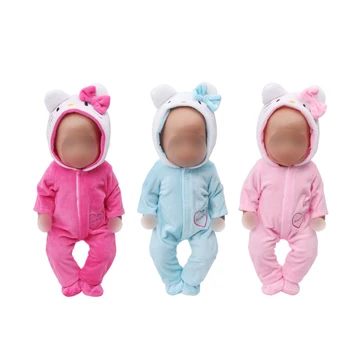 43 cm baby dolls clothes newborn Cute cartoon cat set jumpsuits Baby toys dress fit American 18 inch Girls doll zf20
43 cm baby dolls clothes newborn Cute cartoon cat set jumpsuits Baby toys dress fit American 18 inch Girls doll zf20