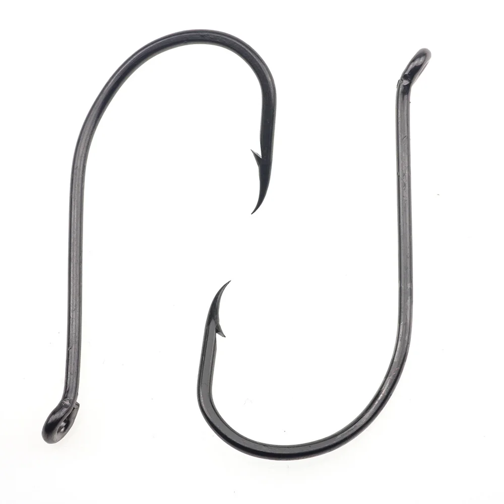 Rompin 50pcs Octopus Fishing Hook 8299 HC-72A High-carbon steel fishhook Saltwater Bass Black Offset Octopus Beak Bait size6-9/0
Rompin 50pcs Octopus Fishing Hook 8299 HC-72A High-carbon steel fishhook Saltwater Bass Black Offset Octopus Beak Bait size6-9/0